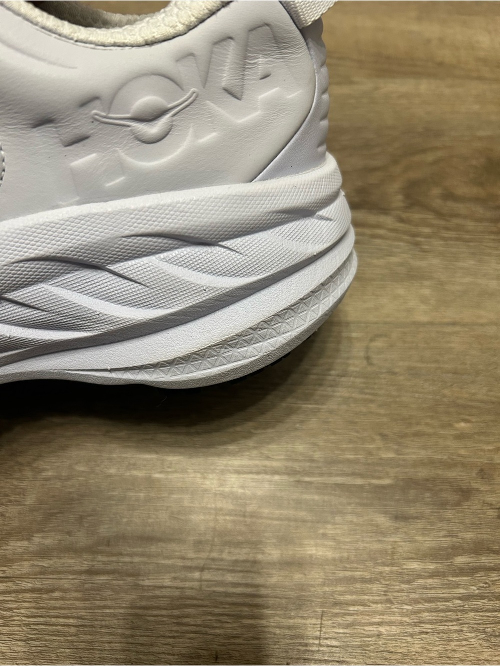 Hoka One One Bondi SR Women's Size 10 White Athletic Sneakers Slip Resistant - Picture 9 of 11
